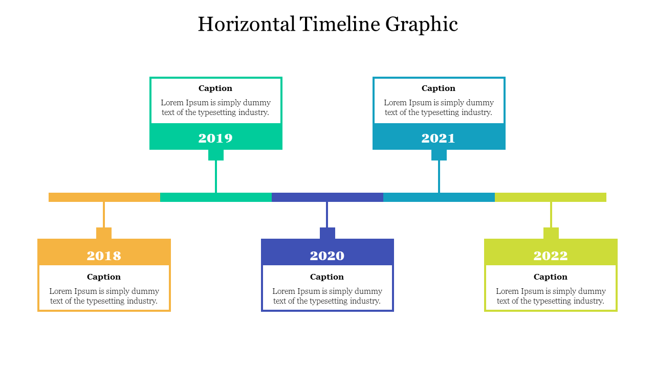 Horizontal Timeline Graphic